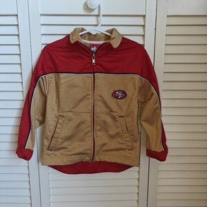 Vintage NFL San Francisco 49ers Track Jacket Size 4T